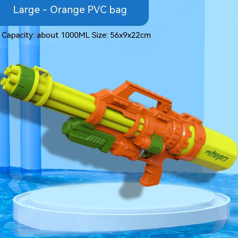 Gatling Water Spray Pull Water Gun Toy