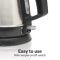 1 Liter Electric Kettle Stainless Steel Kitchen Appliances Smart Kettle Whistle Kettle Samovar Tea Coffee Thermo Pot Gift Black - Awesome Marketplace