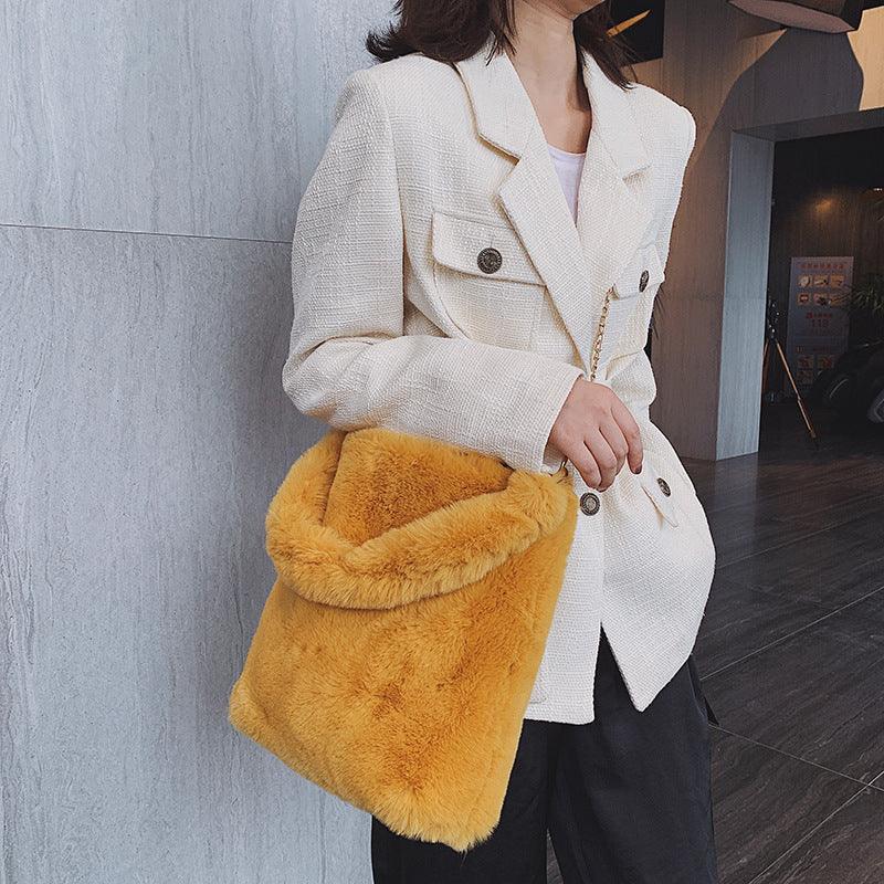 Women Plush Handbag