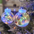 10PCS LED Christmas Curtain Snowman Wishing Ball Lights Holiday Decor - Awesome Marketplace