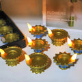 12pcs Electric Water Sensor Candle Flicker Floating Tea Light India oil lamp Led lignt Diwali Festival Decoration Fake candle Awesome Marketplace