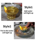 12pcs Electric Water Sensor Candle Flicker Floating Tea Light India oil lamp Led lignt Diwali Festival Decoration Fake candle Awesome Marketplace