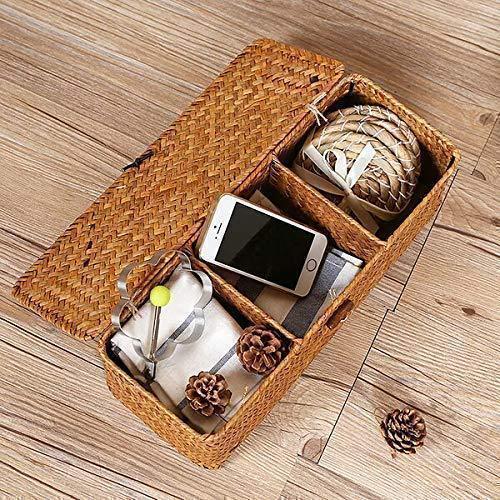 Three Lattice Cosmetic Storage Box Storage Basket Jewelry Storage Basket