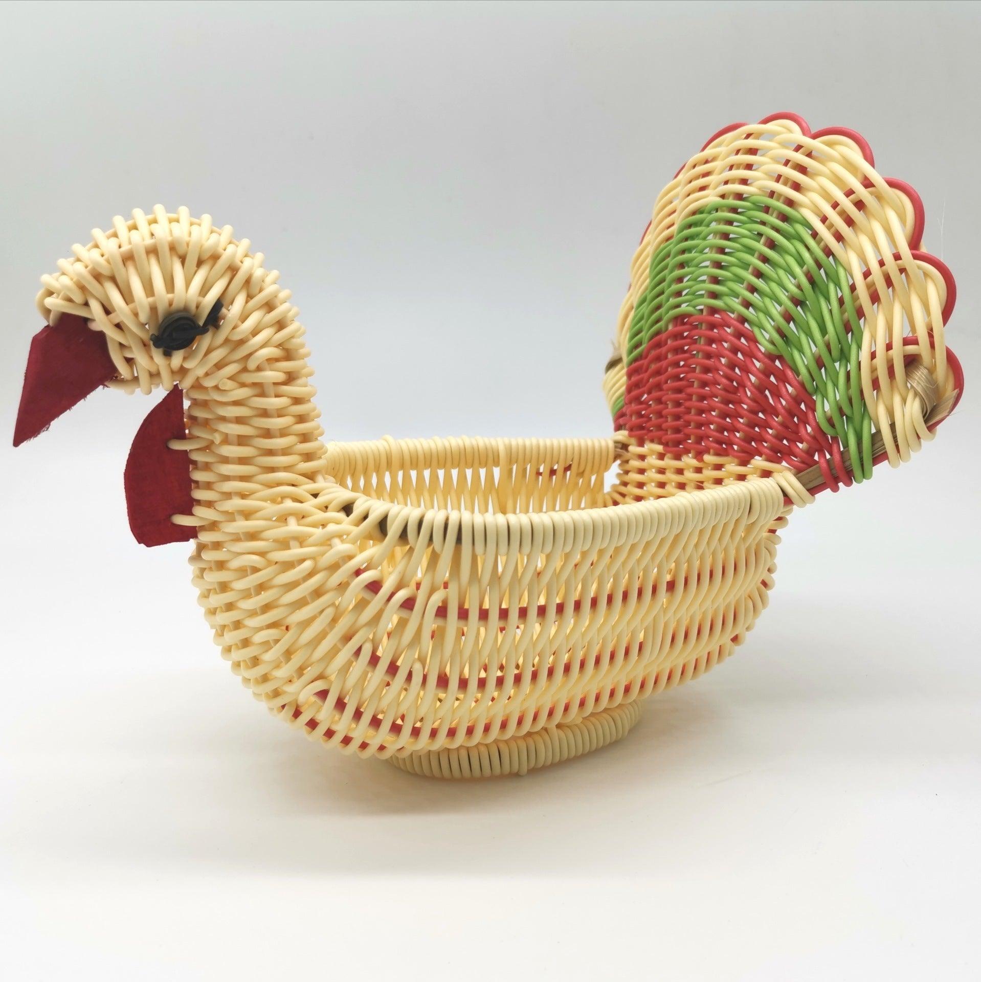 Woven Storage Basket Simulation Animal Storage Basket