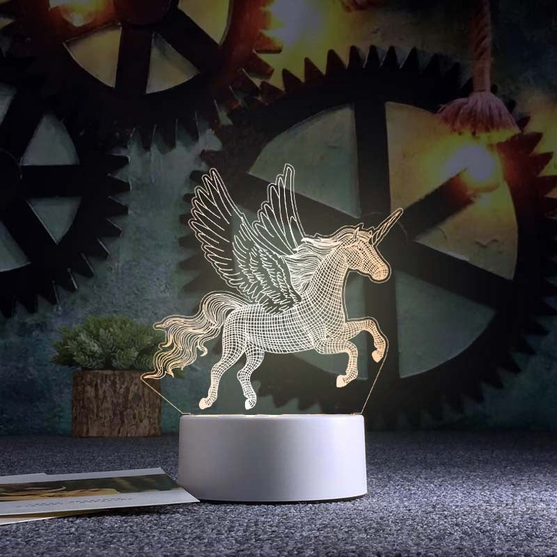 3d Night Light Acrylic Usb Table Lamp