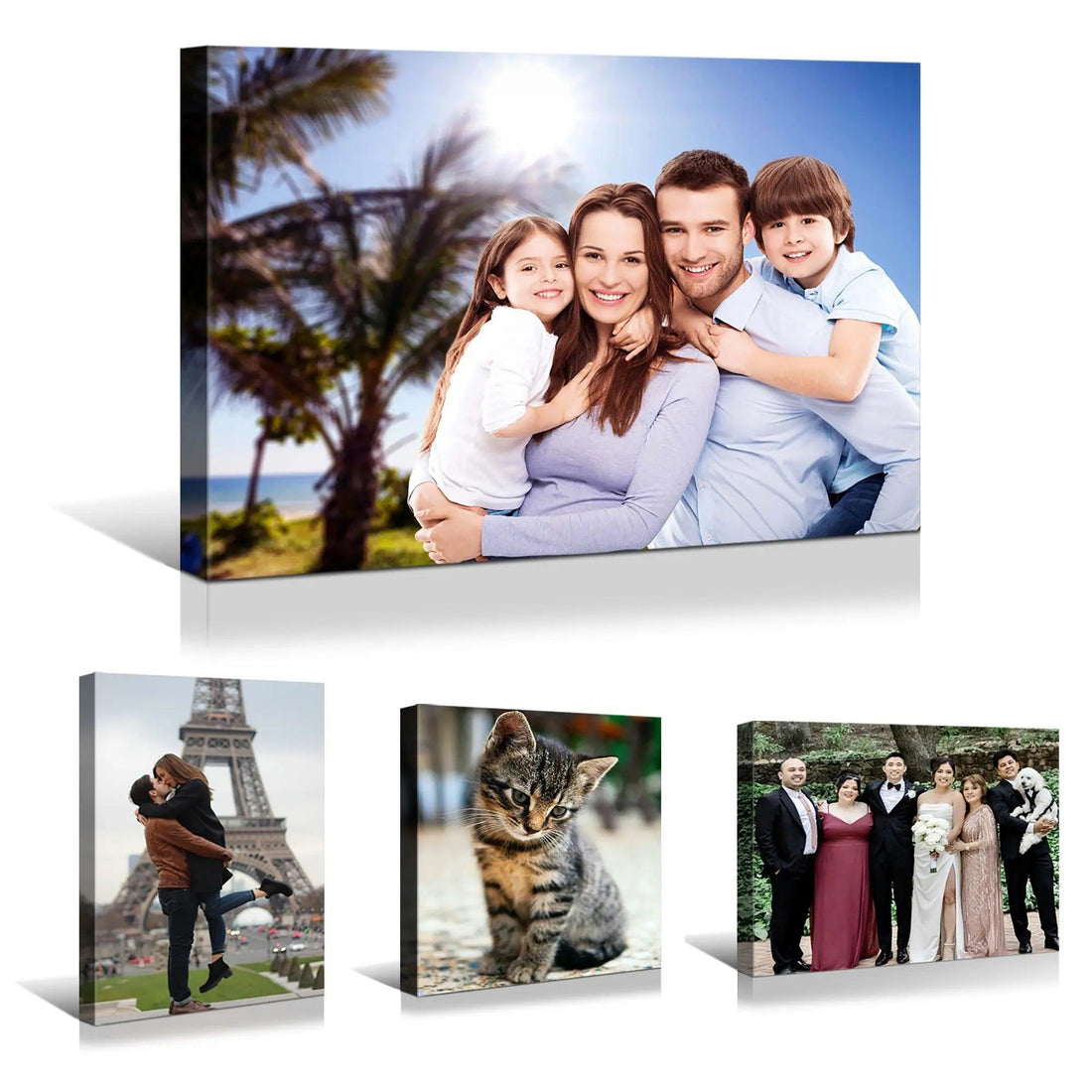 1Pcs Canvas Prints with Your Photo Custom Canvas Wall Art- Personalized Canvas Pictures, Customized To Any Style, US Factory Drop Shipping, Gifts for Family, Wedding, Friends, Home Decoration Doba