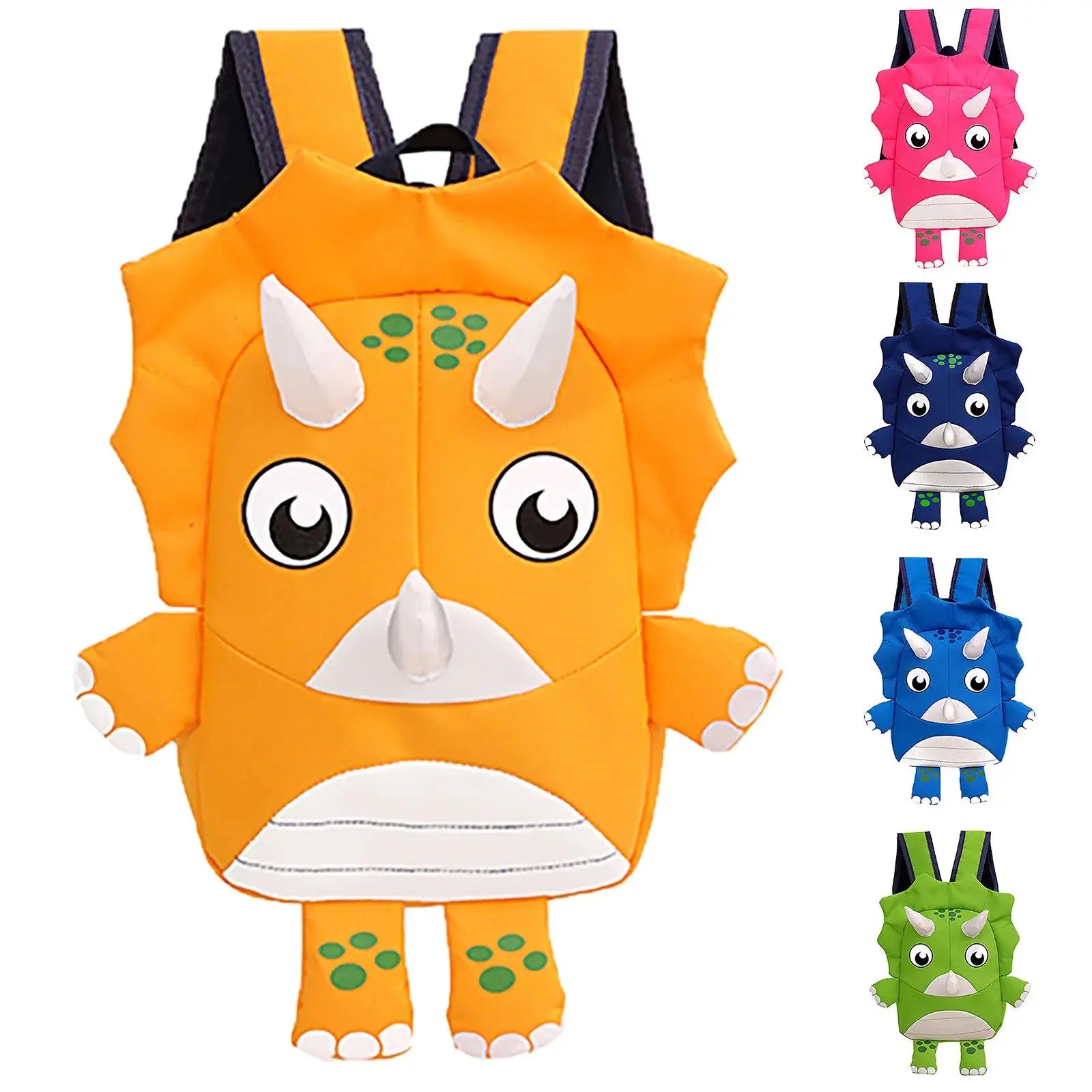 3D Cartoon Dinosaur Kids School Bags - Kindergarten Backpack for 3-5 Years Boys & Girl - Awesome Marketplace