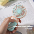 Cartoon Handheld Charging Fan: Cute & Portable Mini USB Pocket Fan for Students Compact & Convenient Cooling - Awesome Marketplace