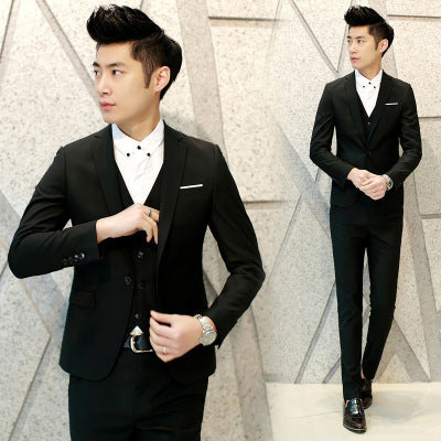 Men's Fabric Three-piece Suit