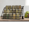 3 Floors Black Spice Organizer Retractable Kitchen Storage Organiser Saving Kitchen - Awesome Marketplace