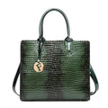 3 Sets Luxury Patent Leather Handbag High Quality Designer Women's Tote, Shoulder & Crossbody Bags - Awesome Marketplace