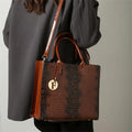 3 Sets Luxury Patent Leather Handbag High Quality Designer Women's Tote, Shoulder & Crossbody Bags - Awesome Marketplace