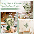 30PCS Mixed Artificial Flowers - Eucalyptus Baby's Breath Christmas Decorations for Home & Garden - Awesome Marketplace