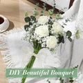 30PCS Mixed Artificial Flowers - Eucalyptus Baby's Breath Christmas Decorations for Home & Garden - Awesome Marketplace