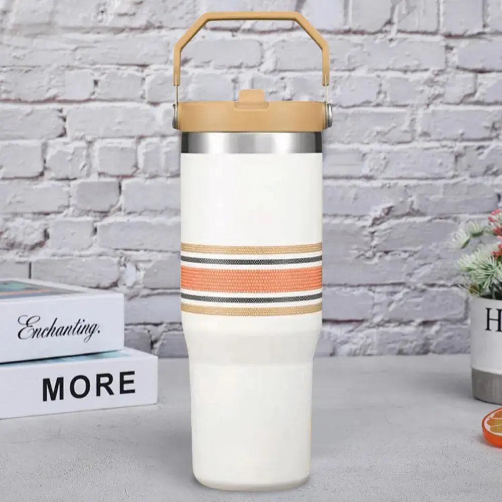 30oz Stainless Steel Vacuum Insulated Tumbler - Thermal Coffee Mug & Water Bottle | Stanley Cup Accessories - Awesome Marketplace