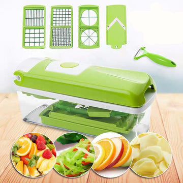 12pcs Multifunctional Vegetable Chopper Gadget