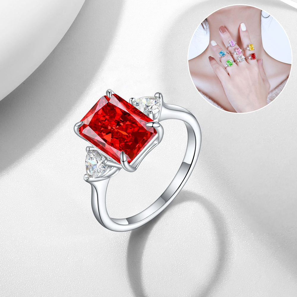 Women Rectangular Fashion Love Ring