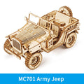 3D Wooden Puzzle Jeep Model Educational DIY Assembly Toy for All Ages - Awesome Marketplace