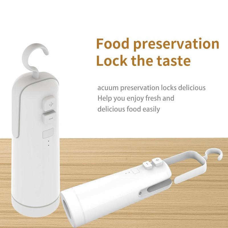 4 In 1 Portable Electric Vacuum Sealer Kitchen Gadget for Storage Bags - Awesome Marketplace