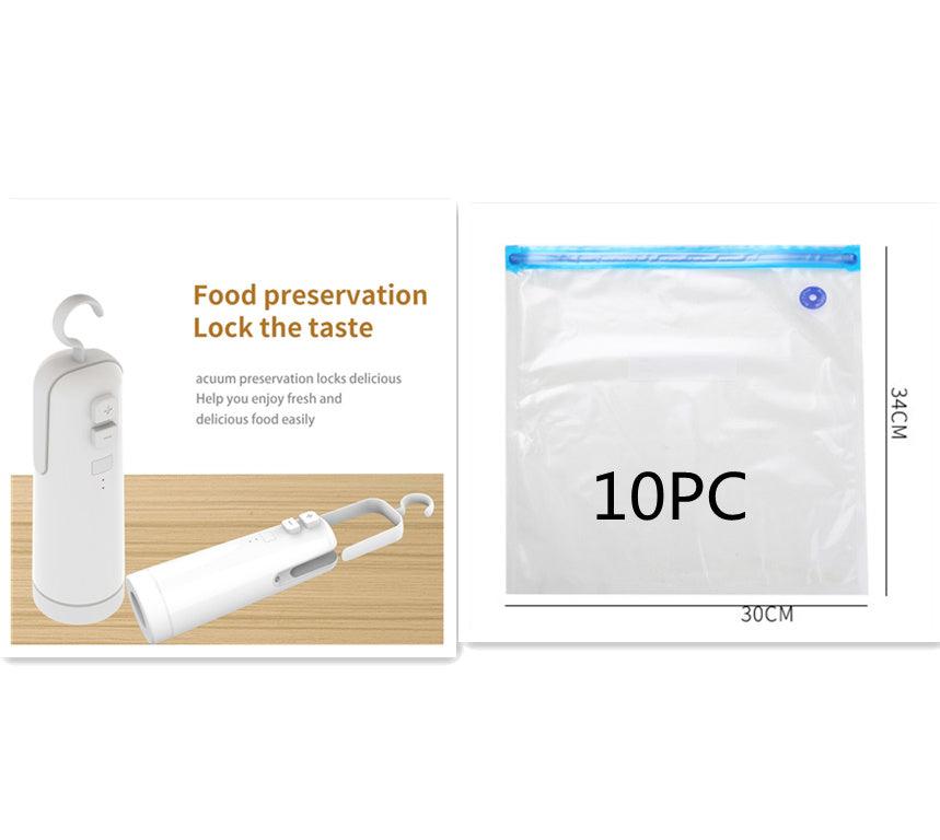 4 In 1 Portable Electric Vacuum Sealer Kitchen Gadget for Storage Bags - Awesome Marketplace