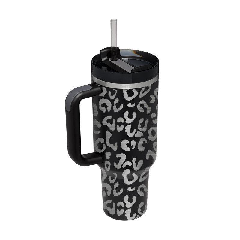 40 Oz Insulated Tumbler with Handle & Straw Spill Proof Vacuum Mug for Travel - Awesome Marketplace