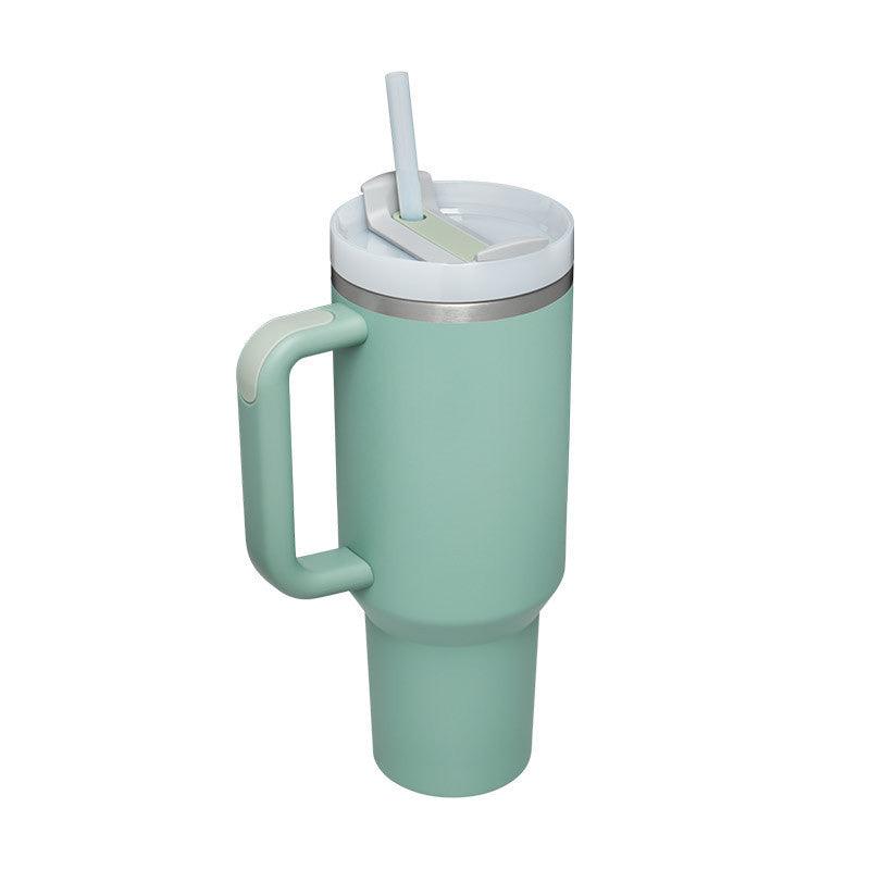 40 Oz Insulated Tumbler with Handle & Straw Spill Proof Vacuum Mug for Travel - Awesome Marketplace