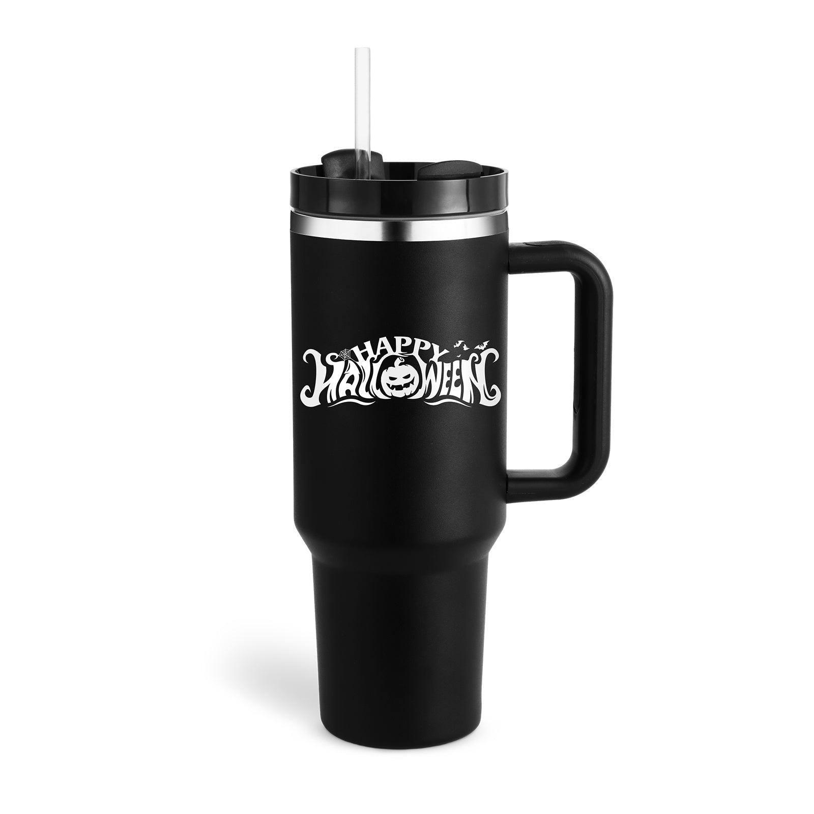 40 Oz Insulated Tumbler with Handle & Straw Spill Proof Vacuum Mug for Travel - Awesome Marketplace