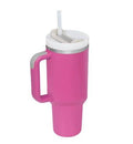 40 Oz Insulated Tumbler with Handle & Straw Spill Proof Vacuum Mug for Travel - Awesome Marketplace