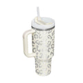 40 Oz Insulated Tumbler with Handle & Straw Spill Proof Vacuum Mug for Travel - Awesome Marketplace