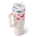 40 Oz Insulated Tumbler with Handle & Straw Spill Proof Vacuum Mug for Travel - Awesome Marketplace