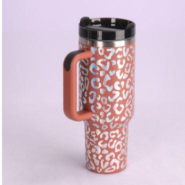 40 Oz Insulated Tumbler with Handle & Straw Spill Proof Vacuum Mug for Travel - Awesome Marketplace