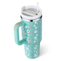 40 Oz Insulated Tumbler with Handle & Straw Spill Proof Vacuum Mug for Travel - Awesome Marketplace