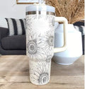 40 Oz Insulated Tumbler with Handle & Straw Spill Proof Vacuum Mug for Travel - Awesome Marketplace