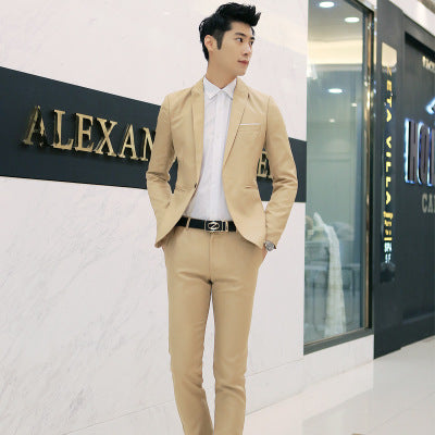 Business two-piece suit slim suit jacket