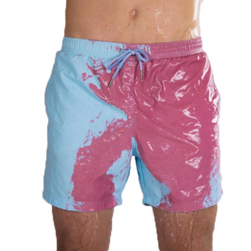 Color-Changing Swim Trunks for the Beach