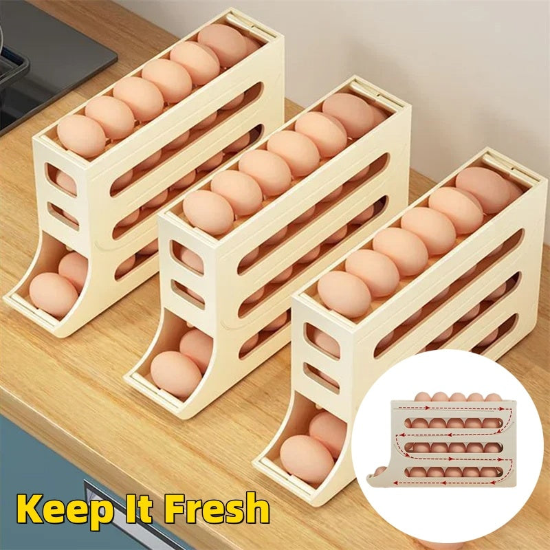 4-Layer Automatic Egg Roller Storage