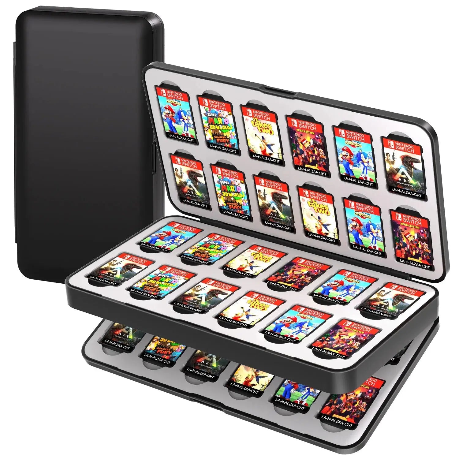 48-In-1 Switch Game Card Storage Case, Magnetic Box with Soft Lining - Game Accessories" Awesome Markeplace