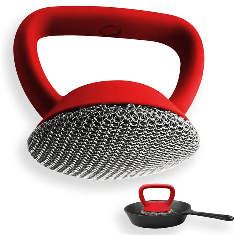 Stainless Steel Cast Handle Scrubber