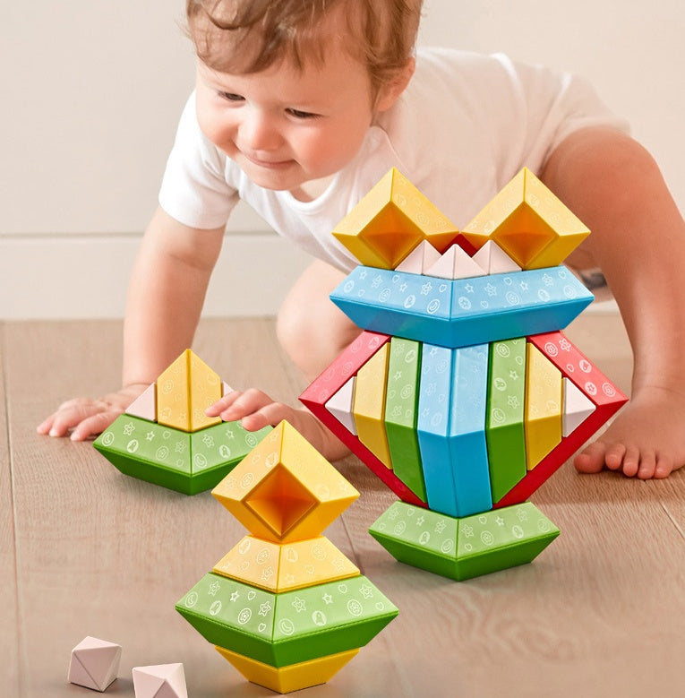 Children's Variety Building Block Tower Toy