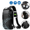 waterproof, anti-theft crossbody bag usb charger