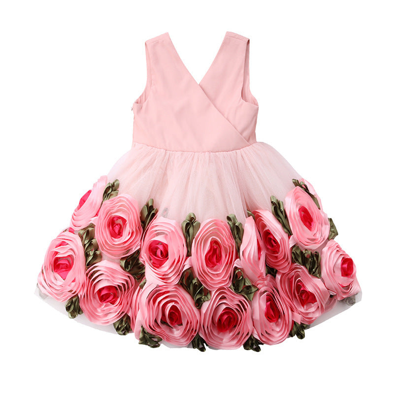 Children's Fashion Clothing Dress Mesh