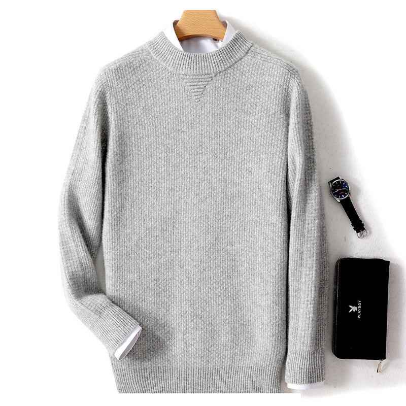 Winter Rhombus Cashmere Sweater Men