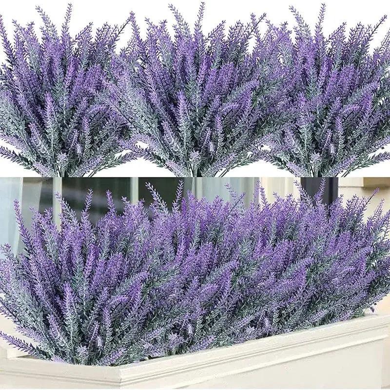 A Bunch of Provence Lavender Plastic Artificial Flowers False Plants Wedding Home Outdoor Garden Decoration Table Decoration Awesome Marketplace