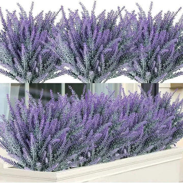 A Bunch of Provence Lavender Plastic Artificial Flowers False Plants Wedding Home Outdoor Garden Decoration Table Decoration Awesome Marketplace