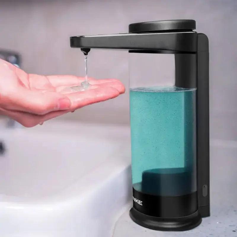 AIKE Rechargeable Automatic Soap Dispenser for Kitchen Automatic Sensor Detergent Liquid Dispenser Hands Washing 500ML Awesome Markeplace