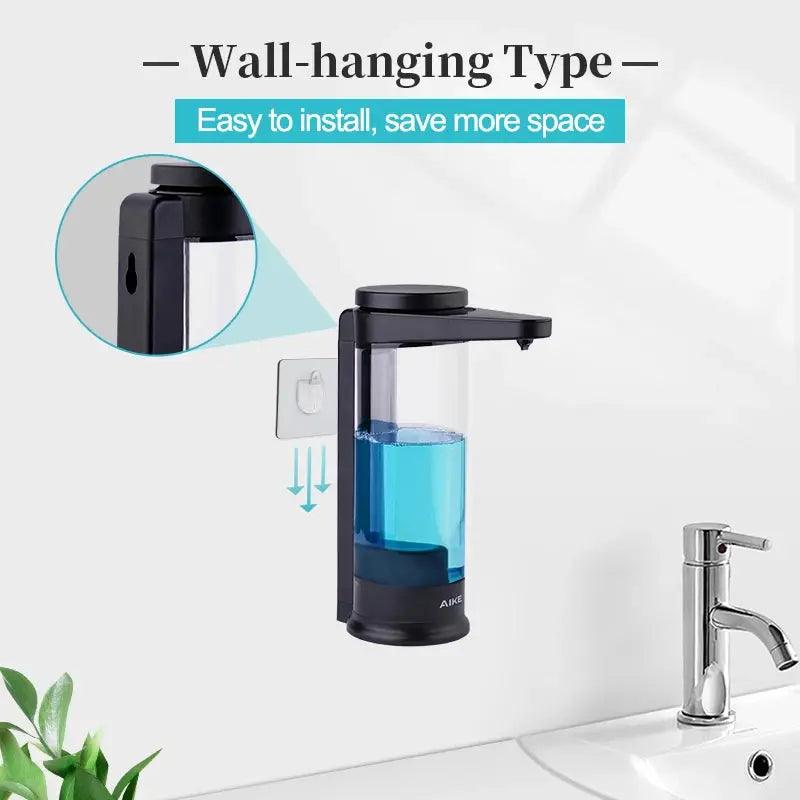 AIKE Rechargeable Automatic Soap Dispenser for Kitchen Automatic Sensor Detergent Liquid Dispenser Hands Washing 500ML Awesome Markeplace