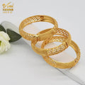 ANIID Dubai Bangles 24K Gold Color African Bracelet For Women Wholesale Designer Alloy Jewellery Wedding Luxury Hawaiian Jewelry Awesome Markeplace