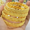 Gold Color Dubai Bangles African Bracelet for Women | Luxury Wedding Jewelry - Awesome Marketplace