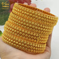 Gold Color Dubai Bangles African Bracelet for Women | Luxury Wedding Jewelry - Awesome Marketplace