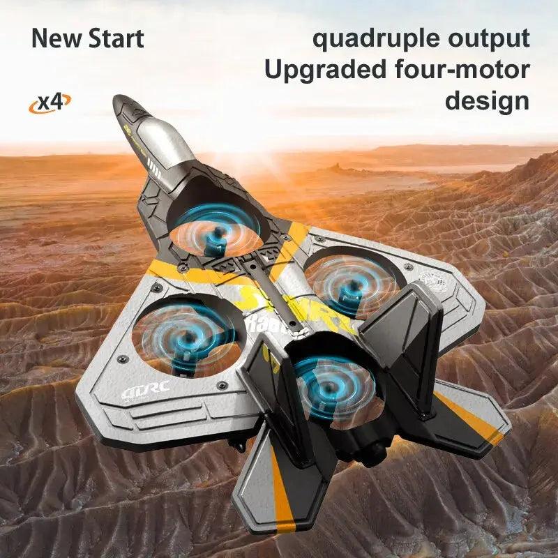 Advanced V17 RC Fighter Hobby Plane: 2.4G Remote Control Glider with EPP Foam Construction – Perfect RC Drone Gift for Kids Awesome Markeplace